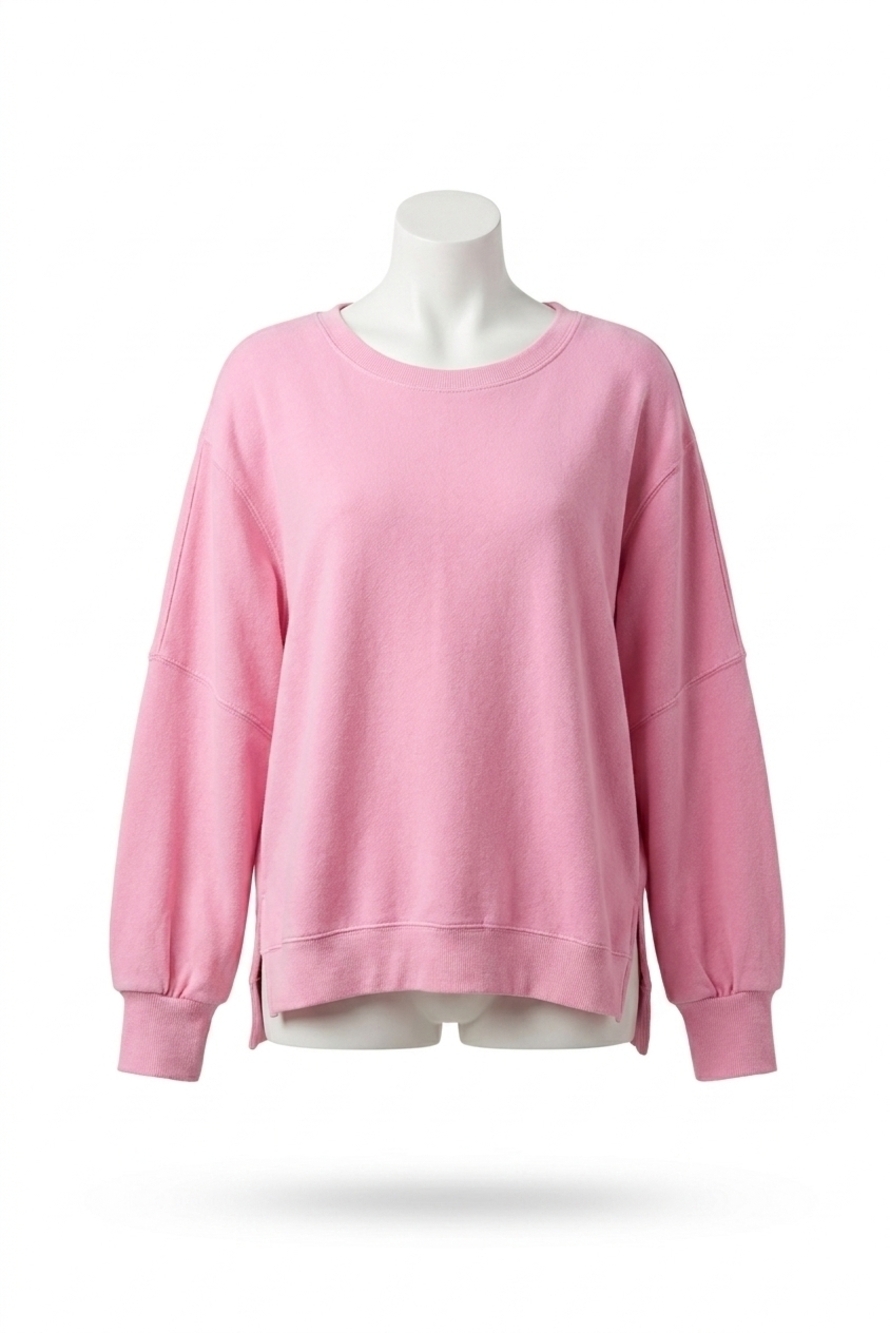 NEW DEAR JOHN DENIM trenton sweater in cashmere rose